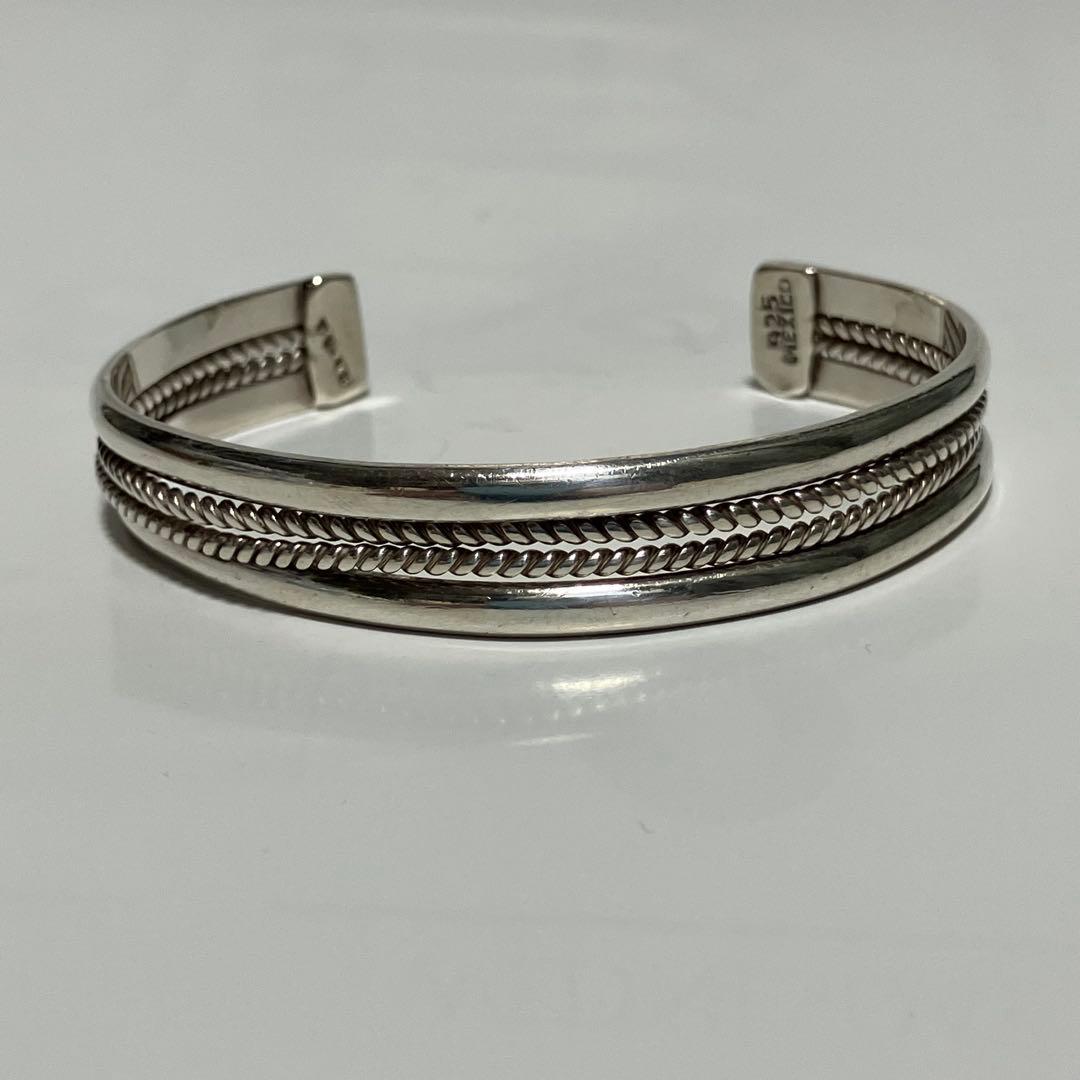 バングル ブレスレット メキシカン ジュエリー ヴィンテージ シルバー 925