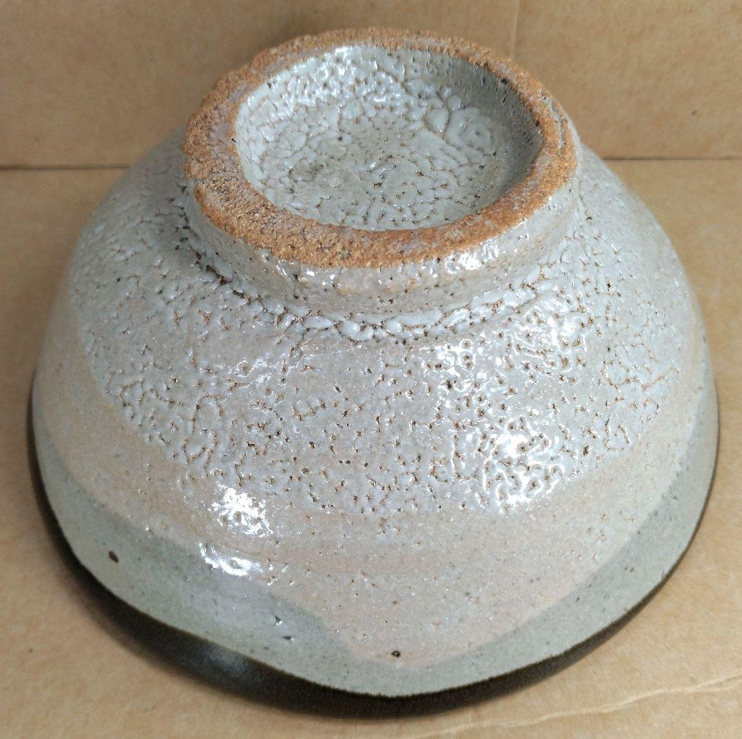 【本物保証】濱田庄司(浜田庄司）縁黒茶碗 共箱(箱師真作）美品 人間国宝 益子焼