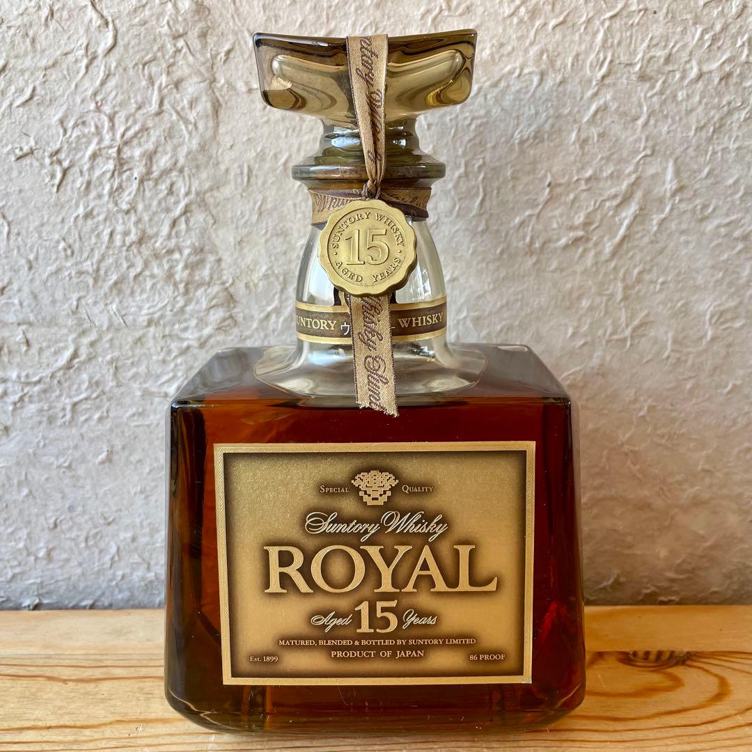 【新品未開封】サントリーローヤル15年　ゴールドラベル 750ml 箱無し