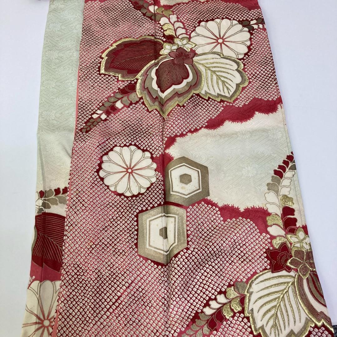 OWL70 振袖 7枚 着物まとめ売り 着用 リメイク 大量セット