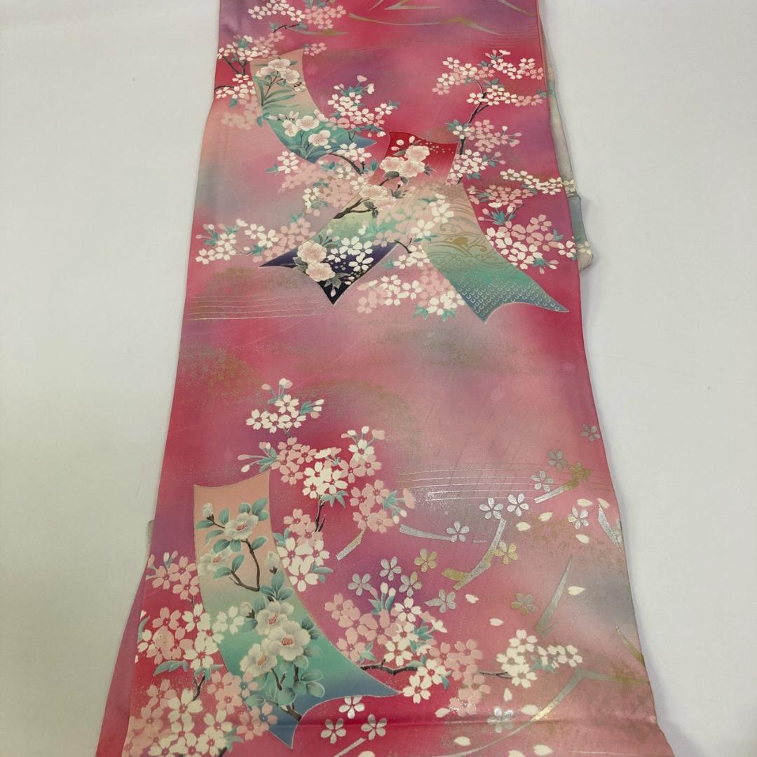 OWL70 振袖 7枚 着物まとめ売り 着用 リメイク 大量セット