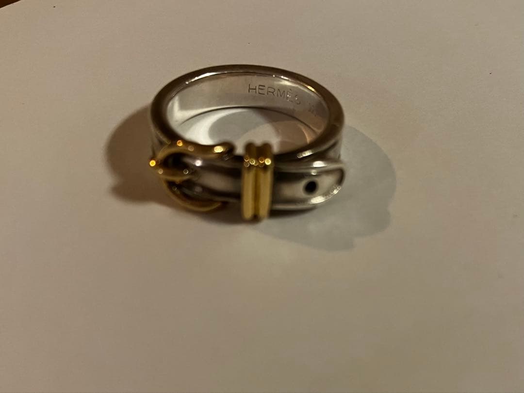 HERMES バックルデザインリング　925silver
