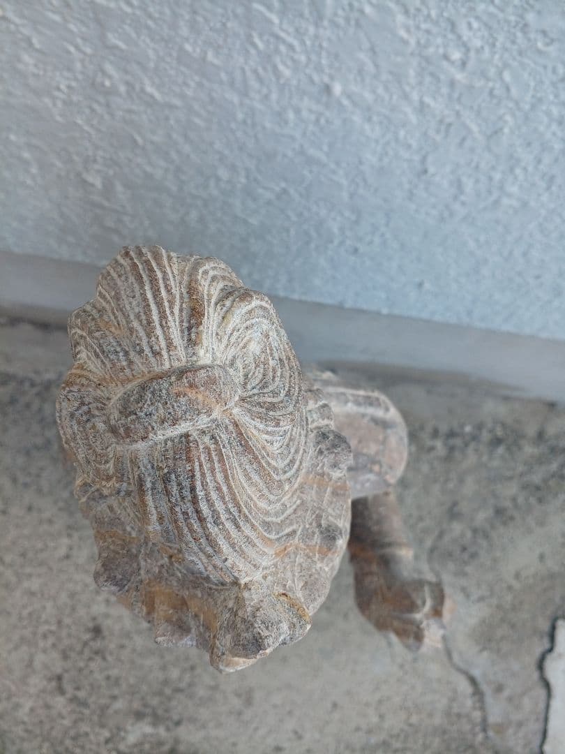 ロ*ン様 石仏　高さ約78cm　重さ約30キロ超