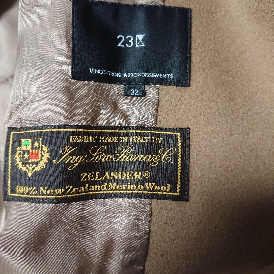 【23区】ロロピアーナ スーパーウール コート 32