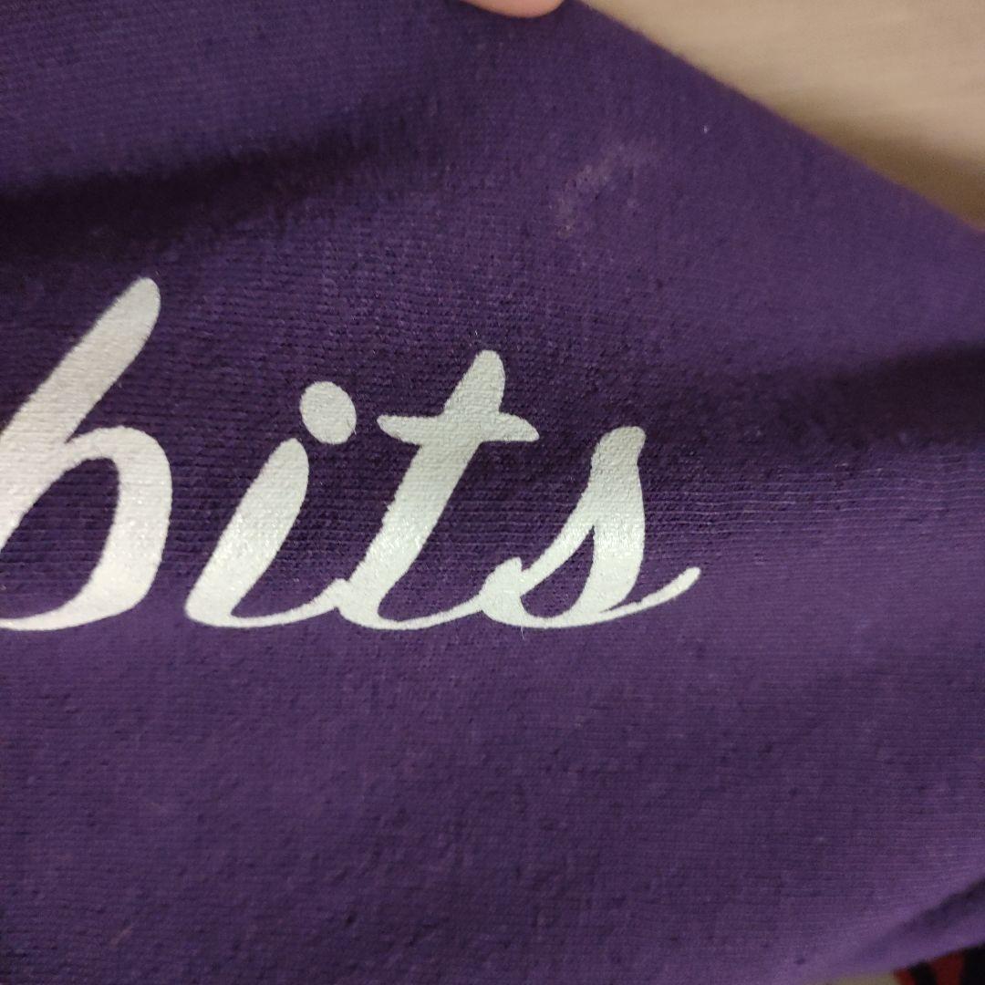 FR2 #FR2 和柄 兎 バックプリント プルオーバーパーカー パープル