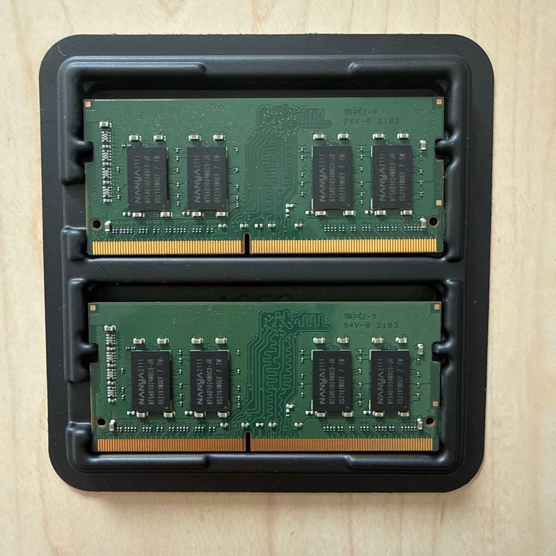 【ノートPC用メモリ】DDR4 8GB×2枚PC4-3200