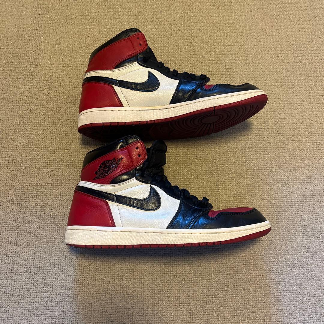 d*o様 AJ1 エアジョーダンワン retro high bred toe ブ