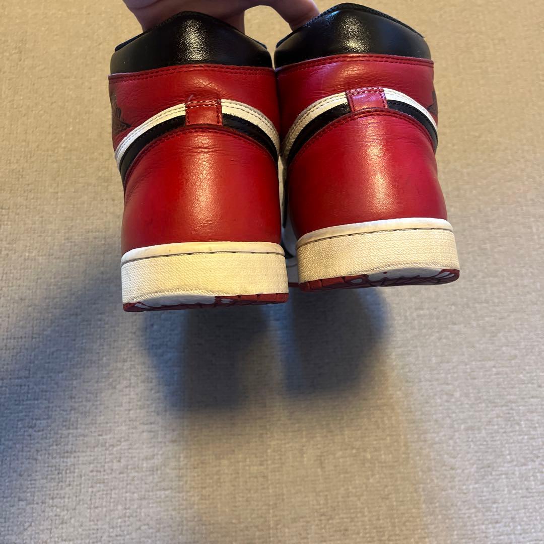 d*o様 AJ1 エアジョーダンワン retro high bred toe ブ