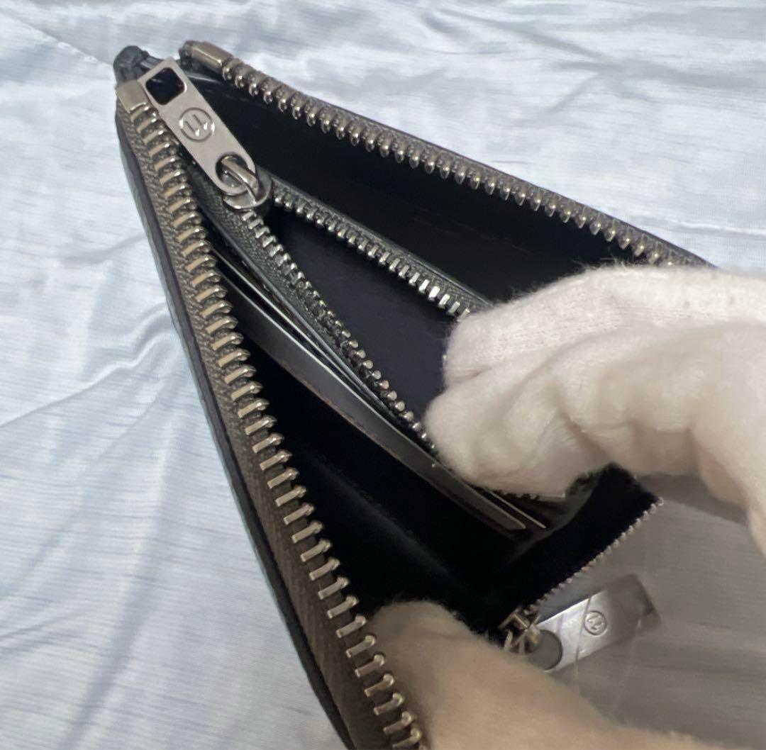 さ*屋様 【美品】メゾンマルジェラ L字ファスナー ケース コンパクトウォ