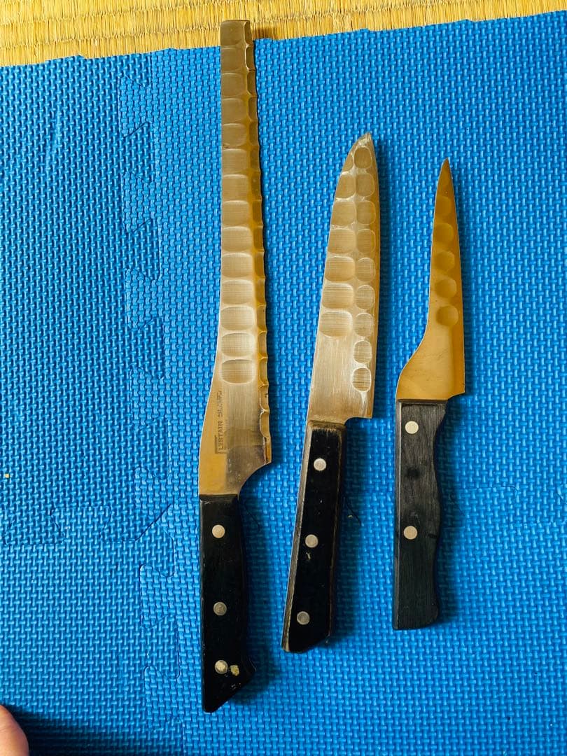 Glestain 包丁セット 3本 ステンレス鋼製