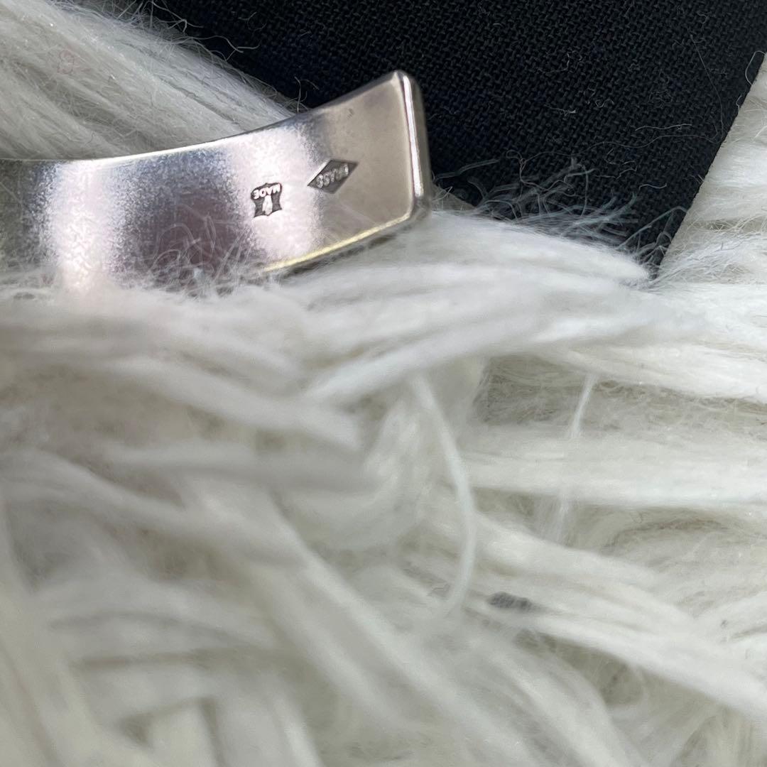 美品✨ Paul Smith メンズ ロゴプレート　クラフトマンシルバーバングル