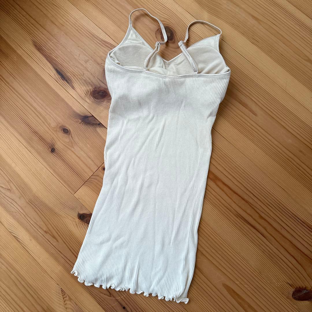 PRISTINE プリスティン カップ付テレコキャミソール ブラキャミ L 2点