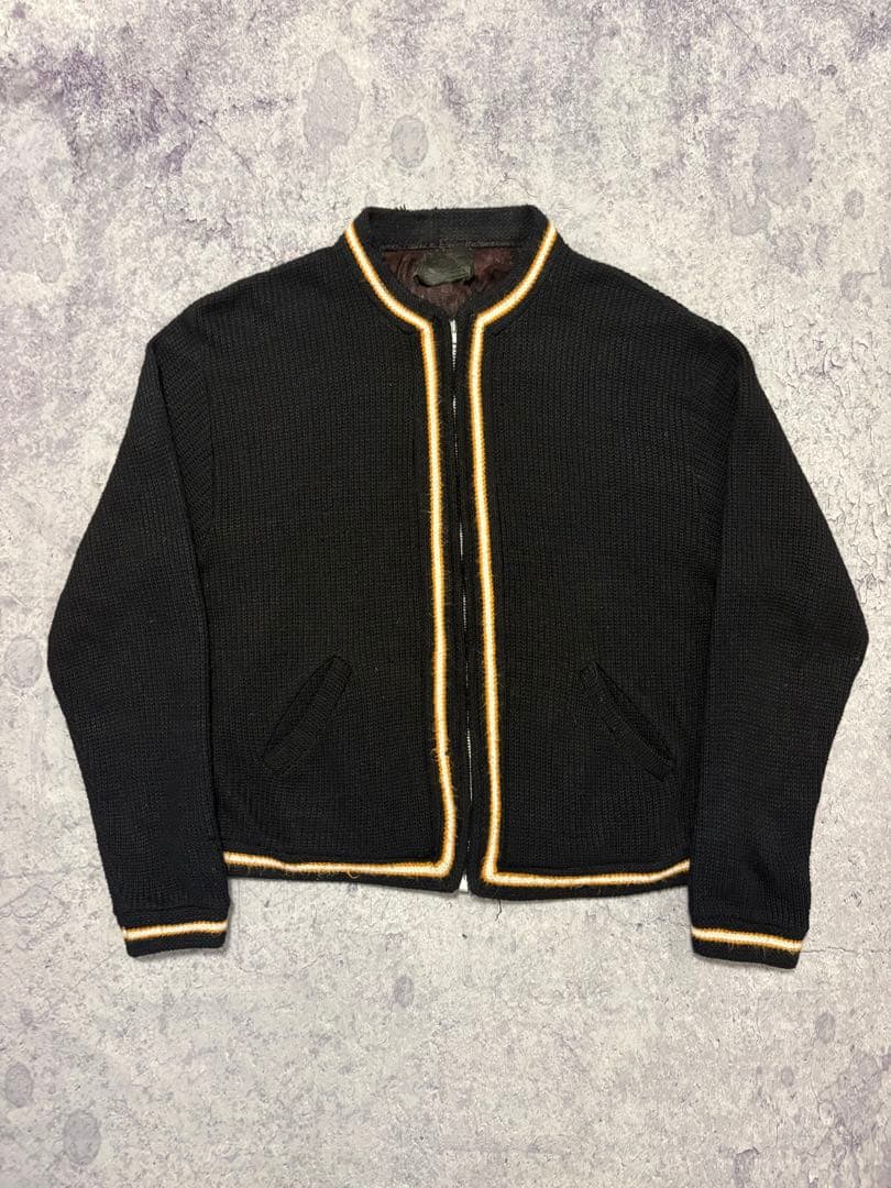 60s Sears カーディガン ジップアップニット