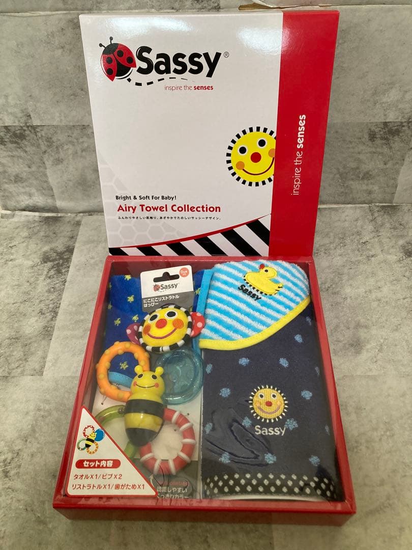 サッシー エアリー タオル コレクション セット ミニタオル 3枚セット ブルー