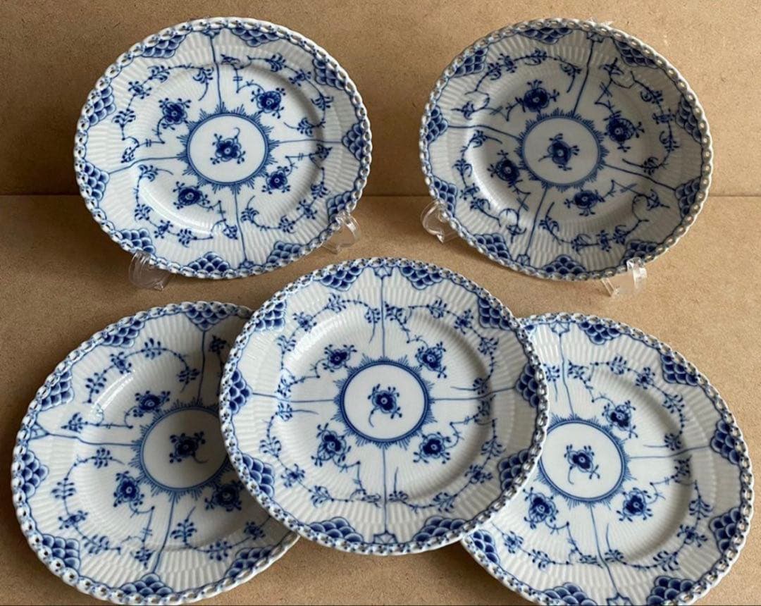 未使用　ロイヤルコペンハーゲン　フルレース　5枚