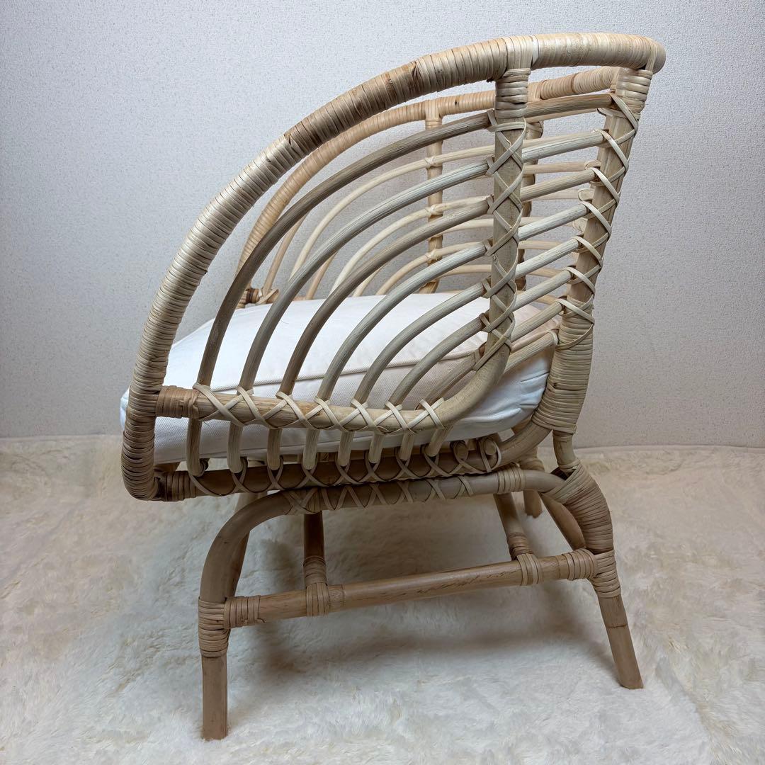 送料無料 IKEA BUSKBO ブスクボー ラタン パーソナルチェア 椅子 A