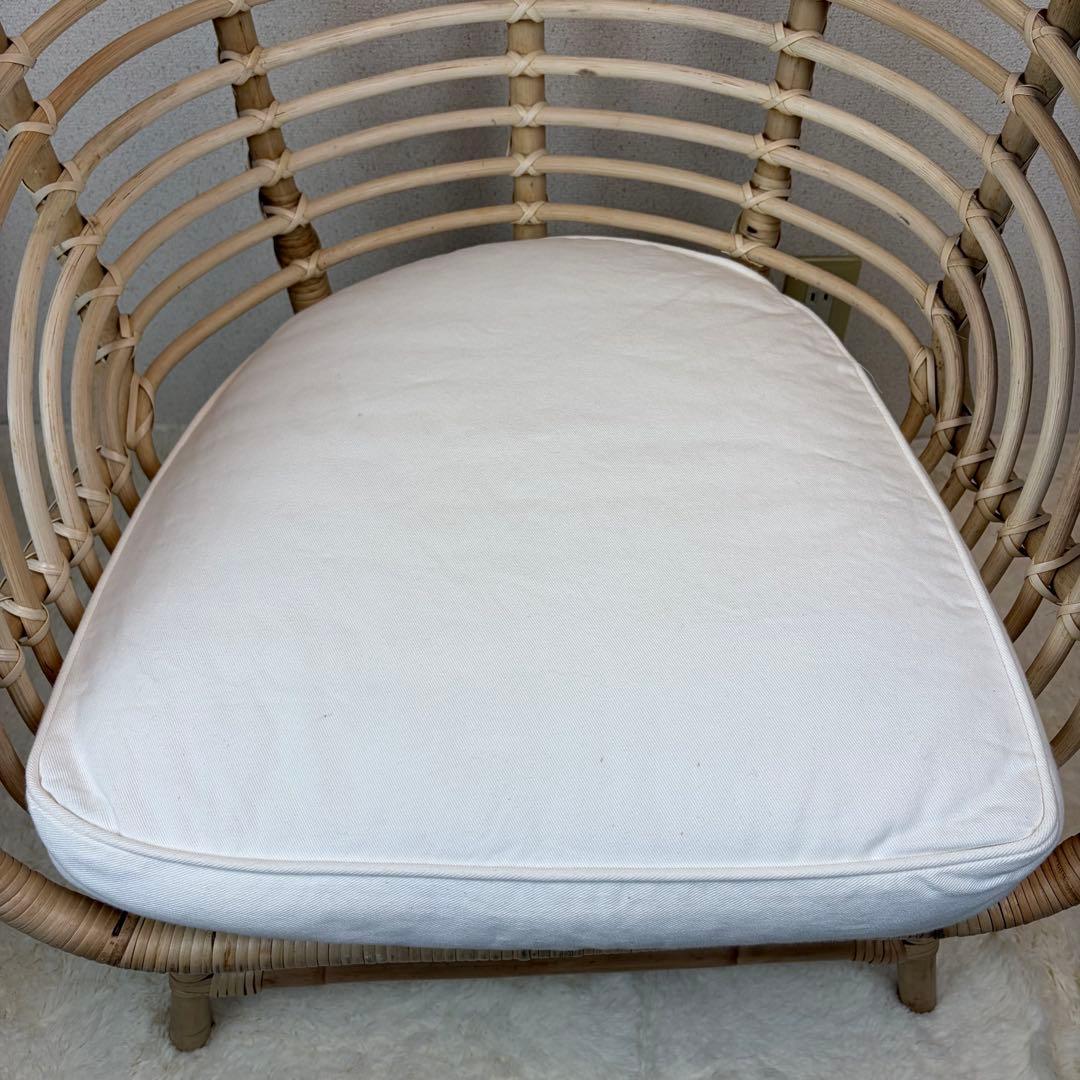 送料無料 IKEA BUSKBO ブスクボー ラタン パーソナルチェア 椅子 A