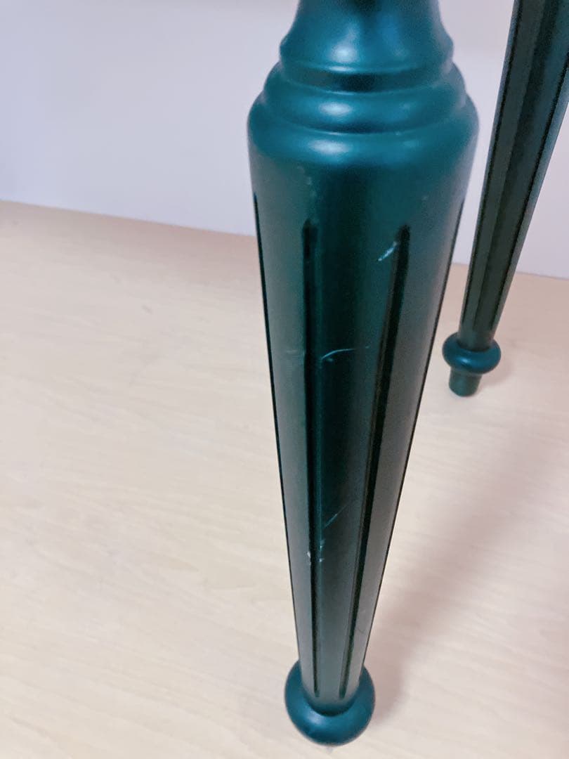 カントリー調　木製　ろくろ脚　デスク　センターテーブル　学習デスク