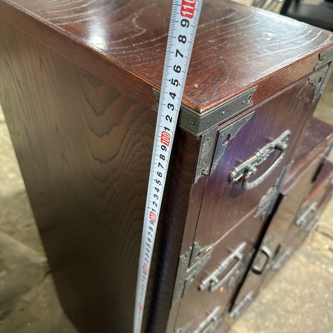 P*h様 木製階段型タンス 引き出し10個付き