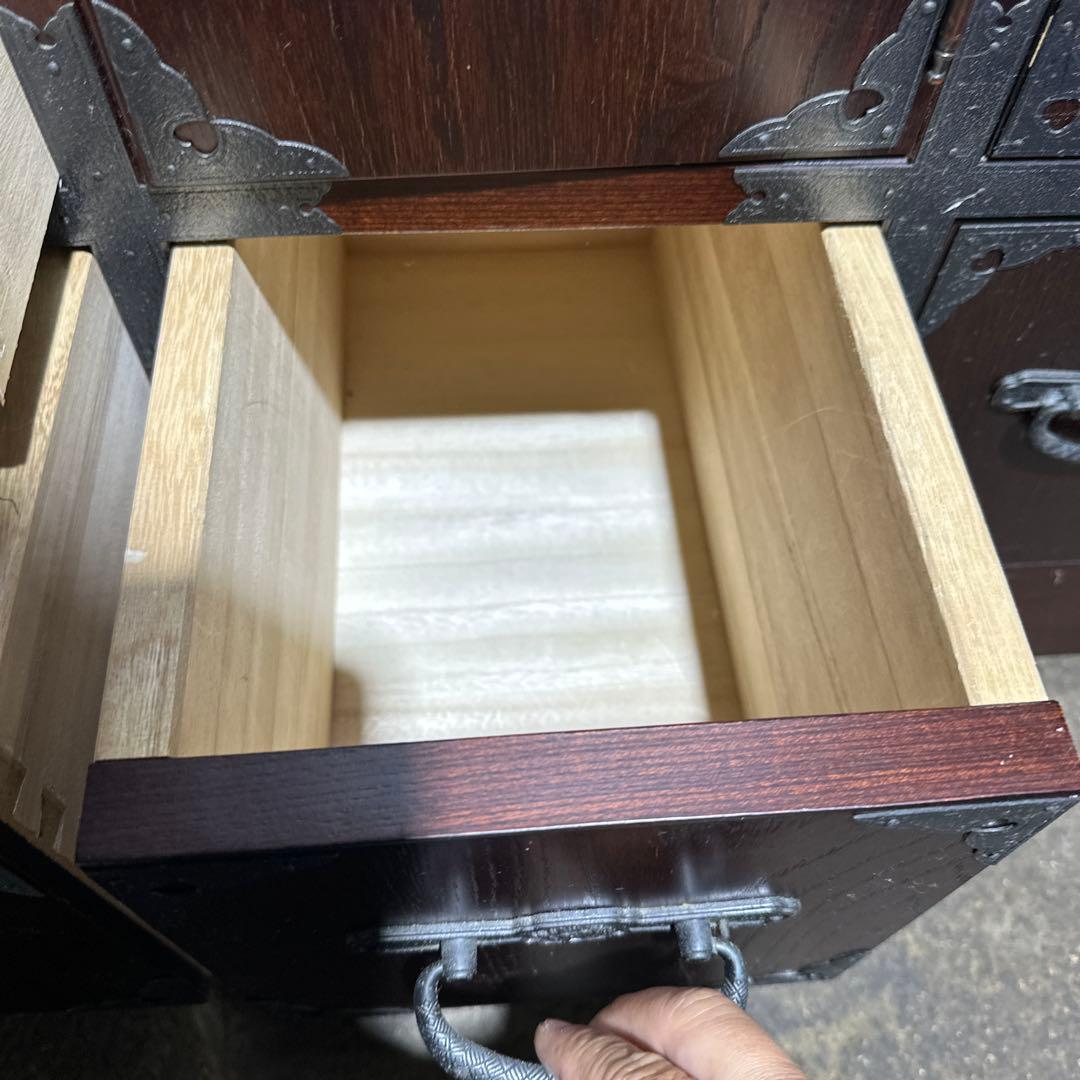 P*h様 木製階段型タンス 引き出し10個付き