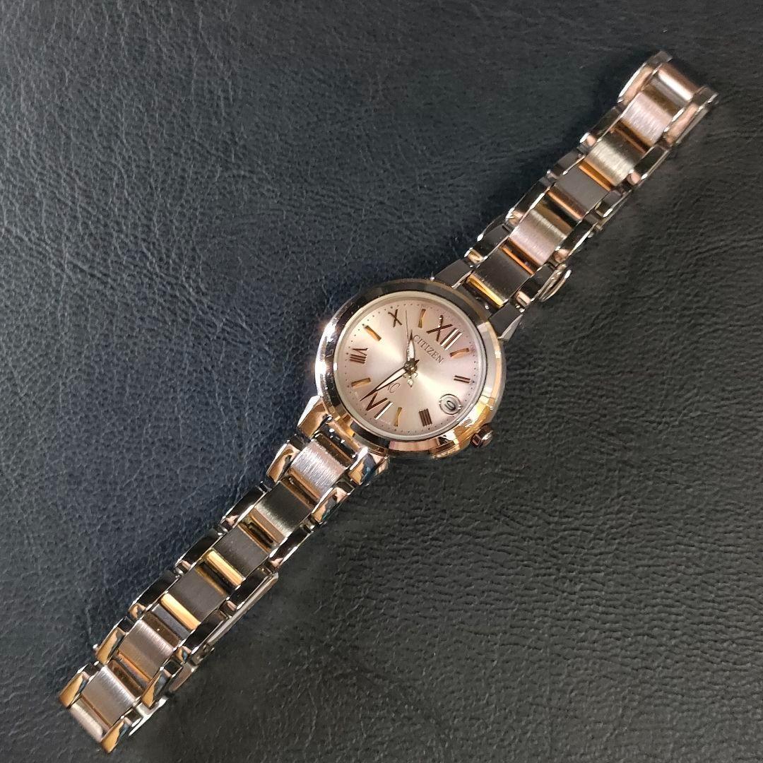 極美品 CITIZEN シチズン XC　H058　ピンク　ゴールド　ソーラー