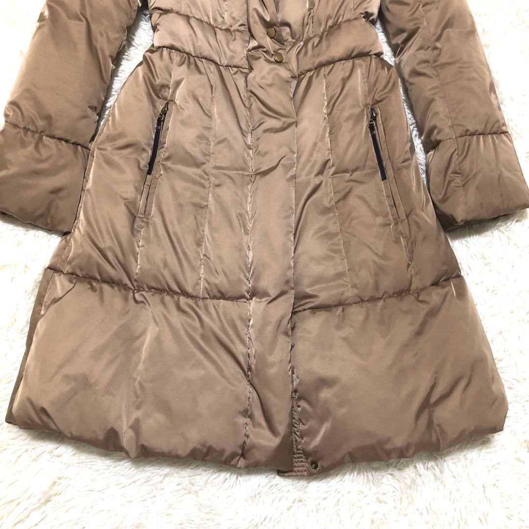 EPOCA エポカ　ファー付　ロングダウンコート　ベージュ 2ウェイ Mサイズ