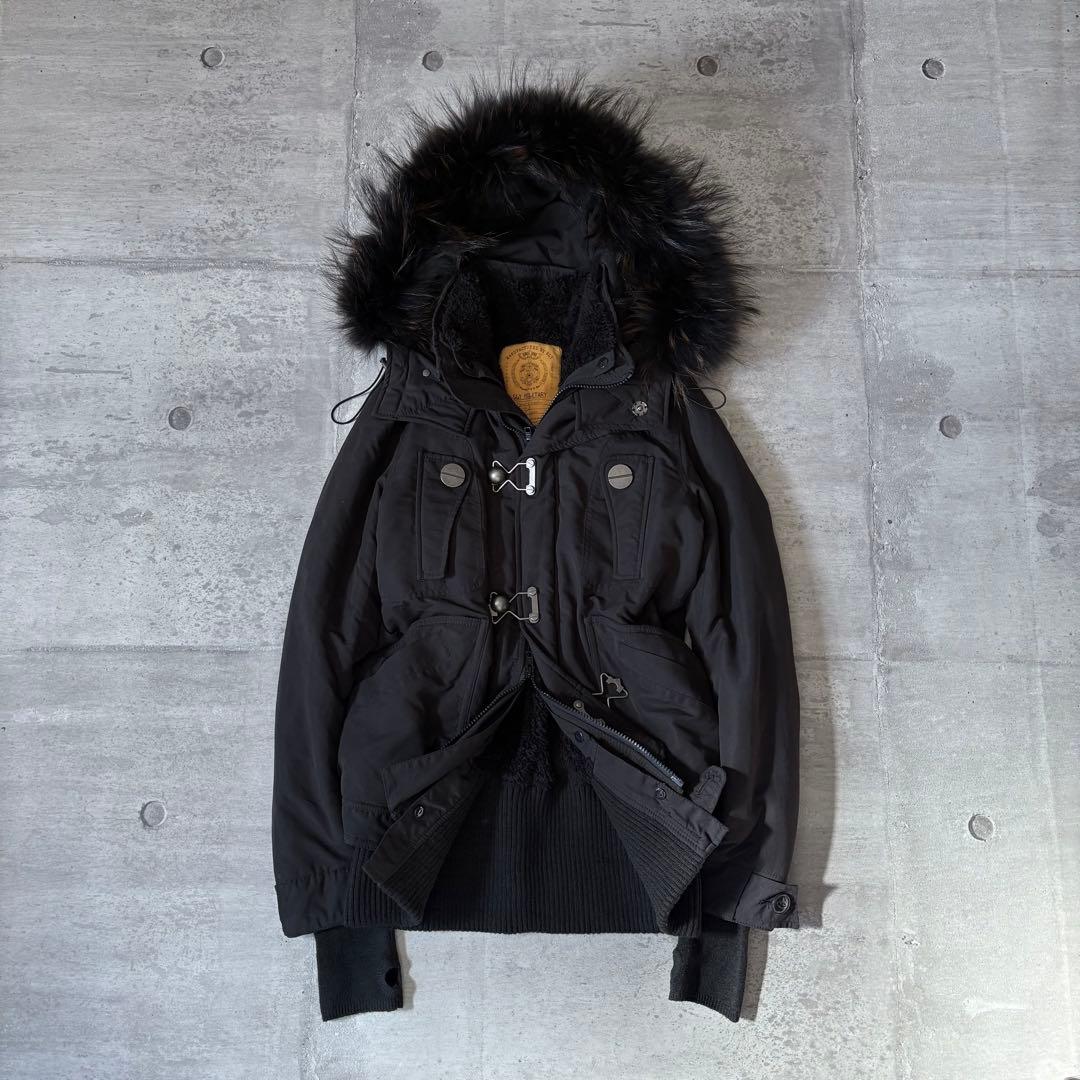 SLY 2way ファー付き バックルジャケット 平成ギャル ダークコア y2k