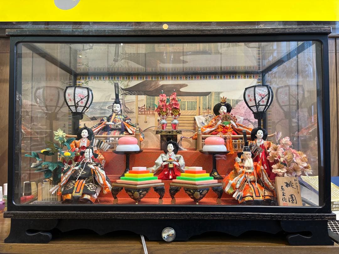 ★送料込み★雛人形 ガラスケース入り ひな祭り※直接引き取り5000円オフ