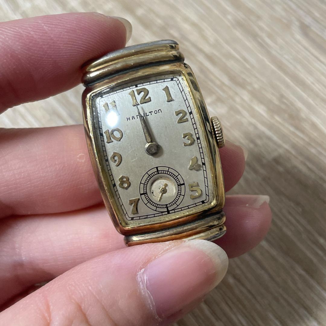 動作品 ハミルトン 腕時計 手巻き メンズ HAMILTON cal.980
