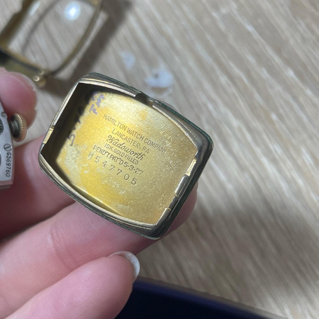 動作品 ハミルトン 腕時計 手巻き メンズ HAMILTON cal.980