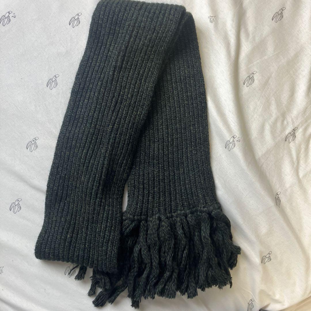 小物 FREEWHEELERS FRINGED WOOL MUFFLER\