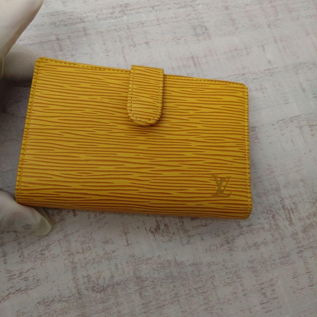 ルイヴィトン　エピ　2つ折り財布　　イエロー　黄色　ヴィエノワ ビエ