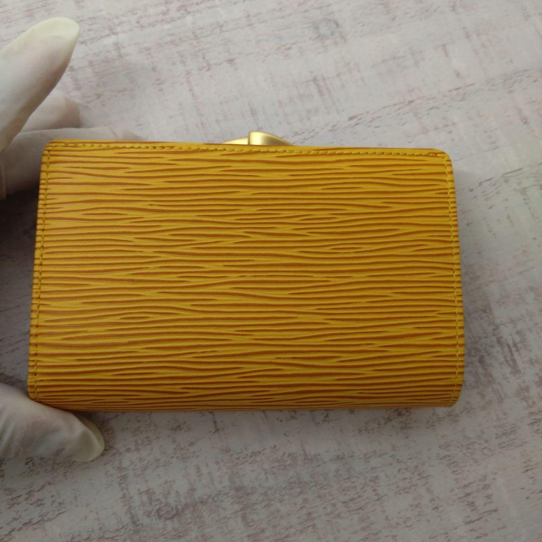 ルイヴィトン　エピ　2つ折り財布　　イエロー　黄色　ヴィエノワ ビエ