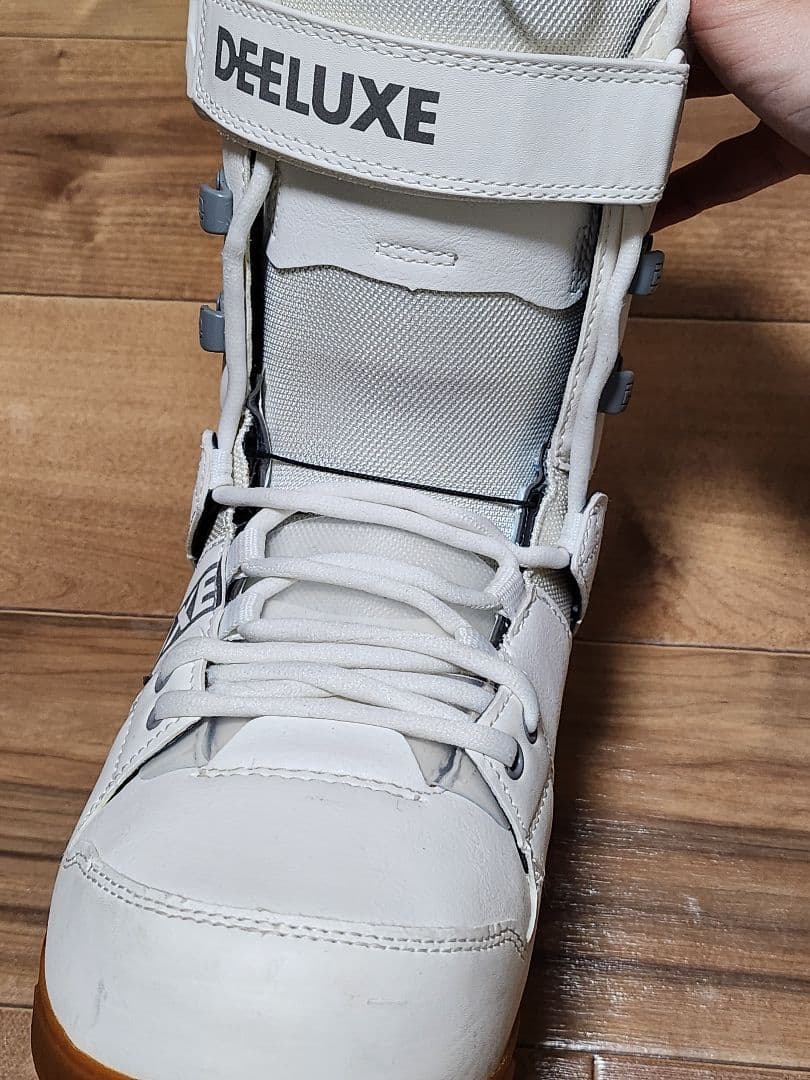 SALOMON ビンディング&DEE-LUXE 白色ブーツ セット&スキーウェア