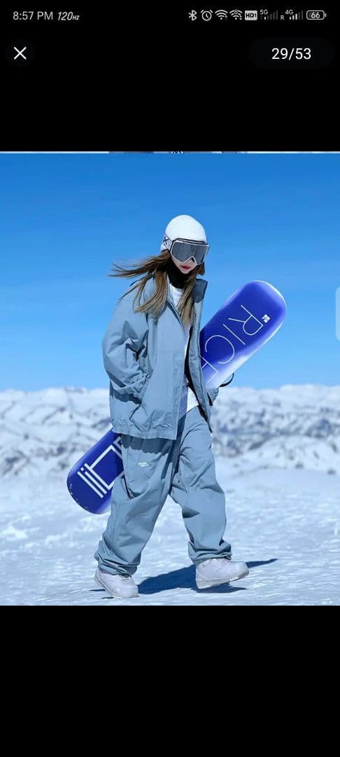 SALOMON ビンディング&DEE-LUXE 白色ブーツ セット&スキーウェア