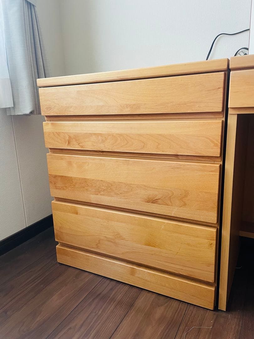 LECCE80サイドチェスト 高野木工 天然木 定価10万　直接取引可　岡山県