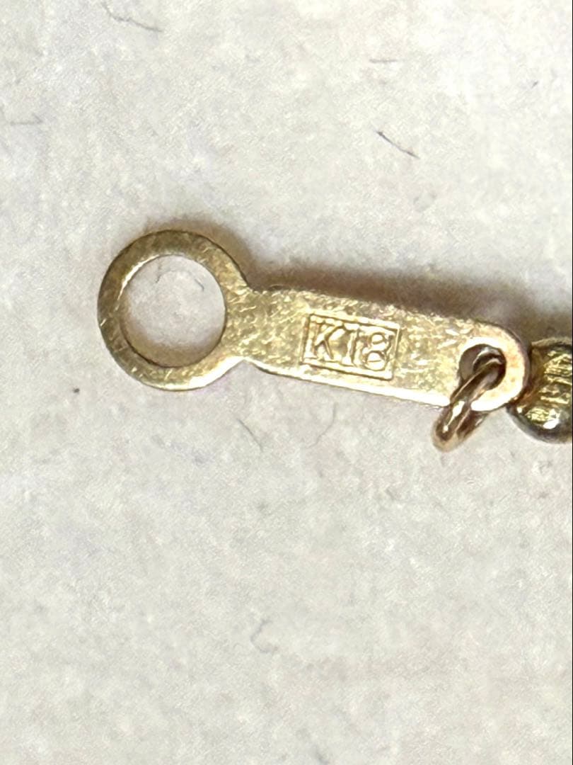 k18 トルマリン k18ボール　ブレスレット