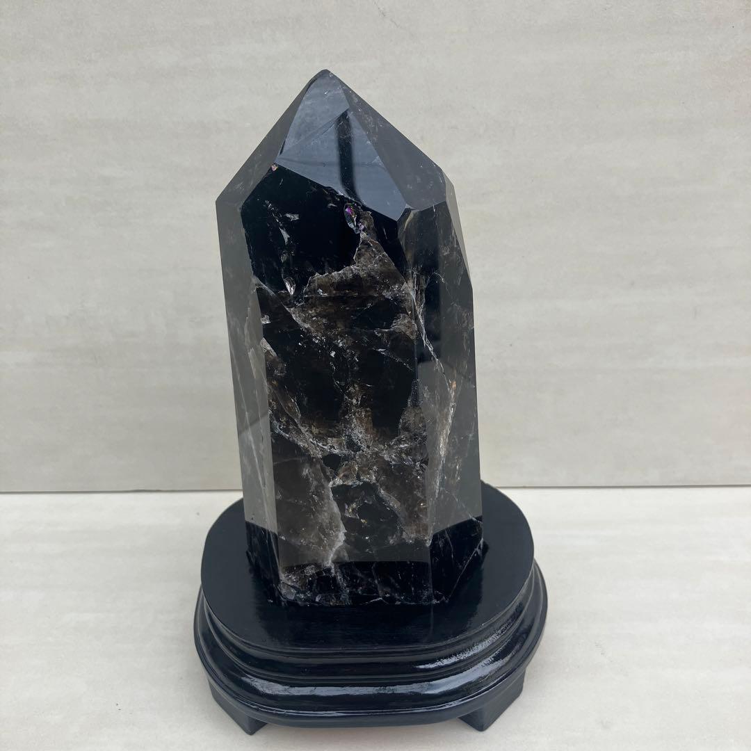 モリオン六角柱　パワーストーン　鑑賞石　天然石　自然石　原石