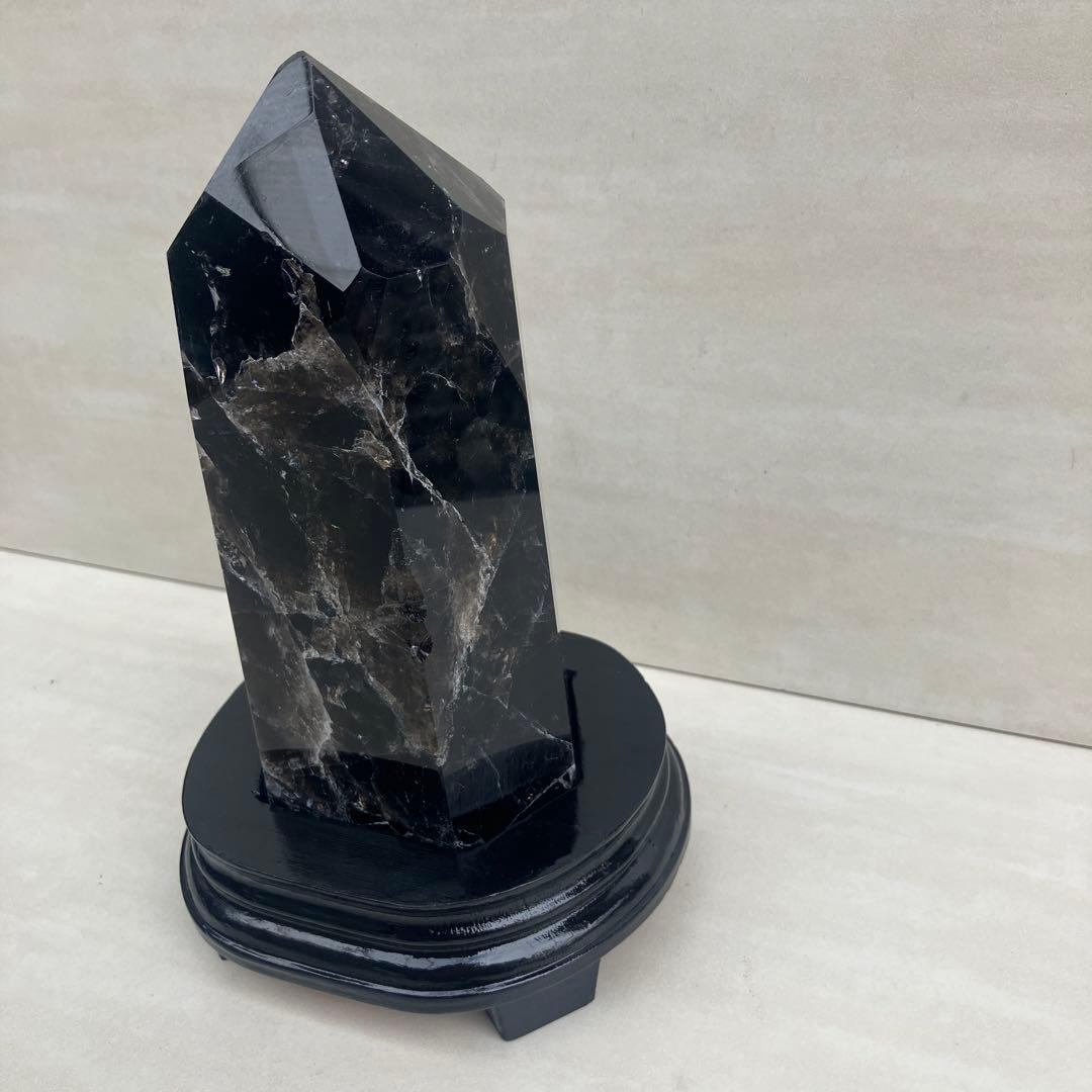 モリオン六角柱　パワーストーン　鑑賞石　天然石　自然石　原石