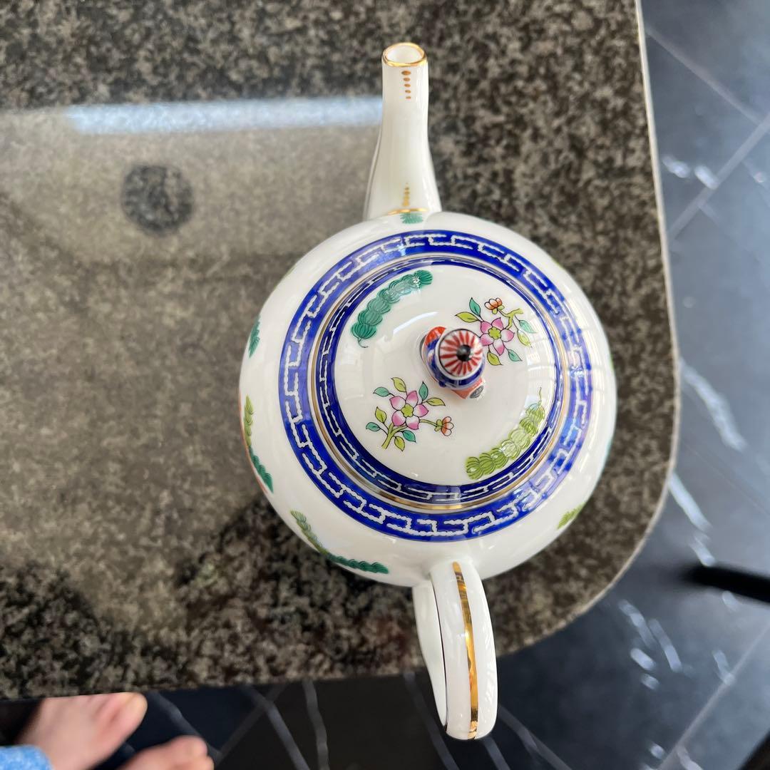 ヘレンドシノワズリ　ポワッソン　ティーポット