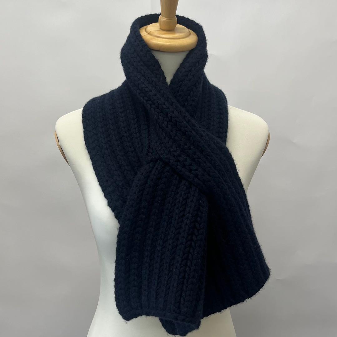 マックスマーラウィークエンド ローゲージ カシミア マフラー ティペット