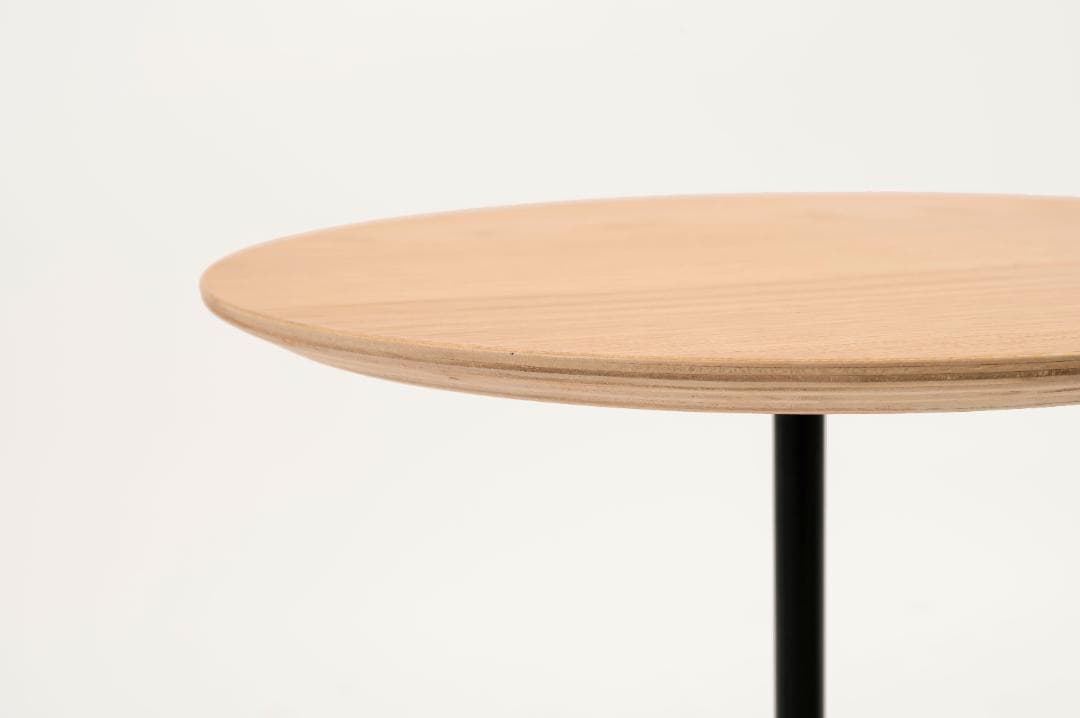 天然 木製 サイドテーブル 丸 おしゃれ 上品 北欧 HIT-231 N01