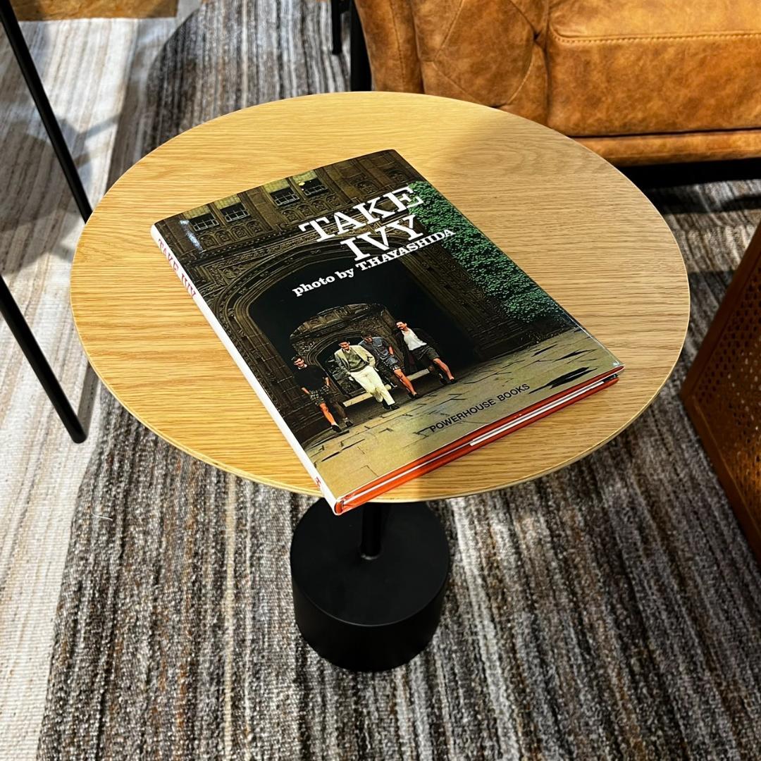 天然 木製 サイドテーブル 丸 おしゃれ 上品 北欧 HIT-231 N01