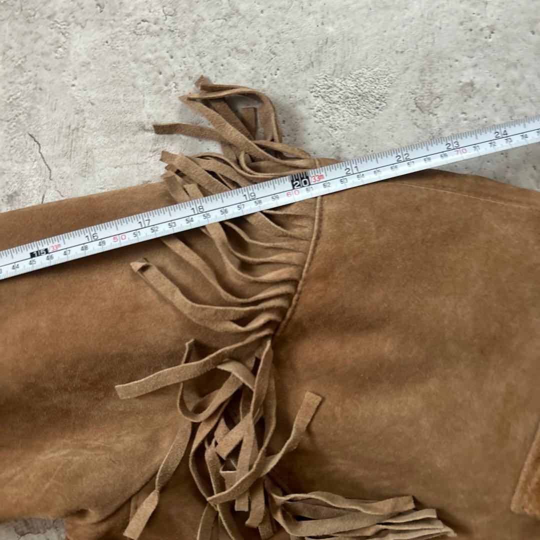 Vintage RED SKY スエードジャケット フリンジジャケット M