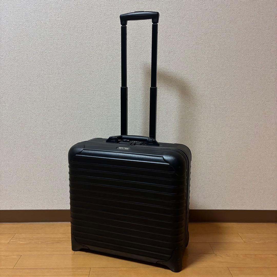 【美品】RIMOWAリモワ サルサ機内持込み23Lマットブラック2輪TSAロック