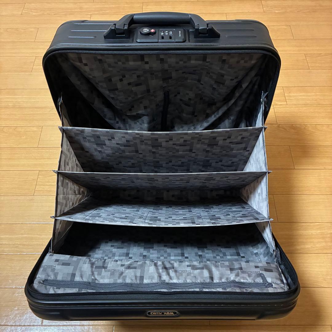 【美品】RIMOWAリモワ サルサ機内持込み23Lマットブラック2輪TSAロック