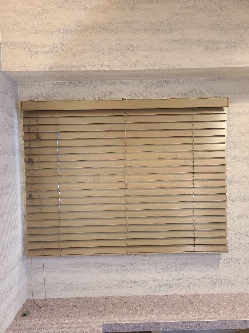 ◆ニチベイ◆ウッドブラインド◆W1220×H920◆O-2506BL7◆