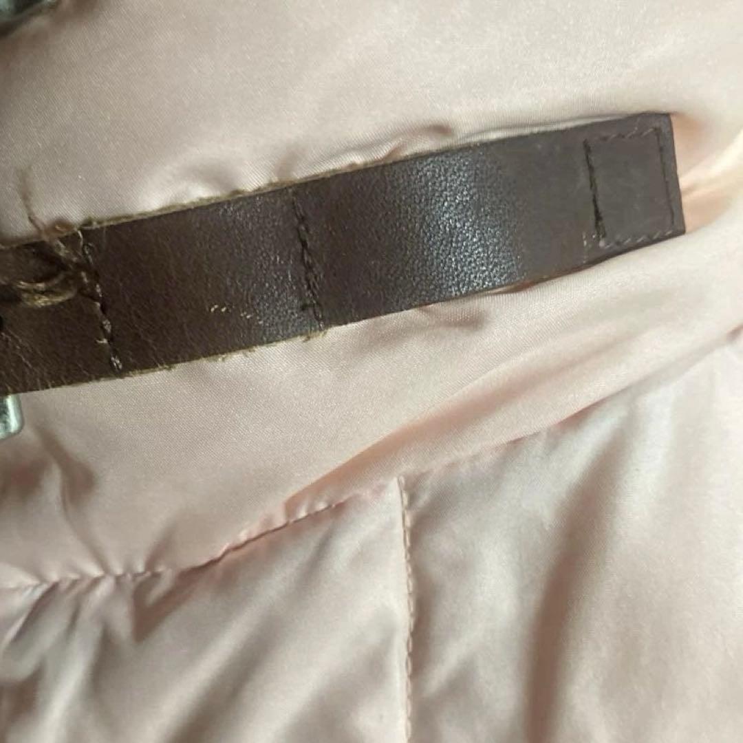 バーバリー　Burberry ダウン　ベスト　ファー　ピンク　ノバチェック