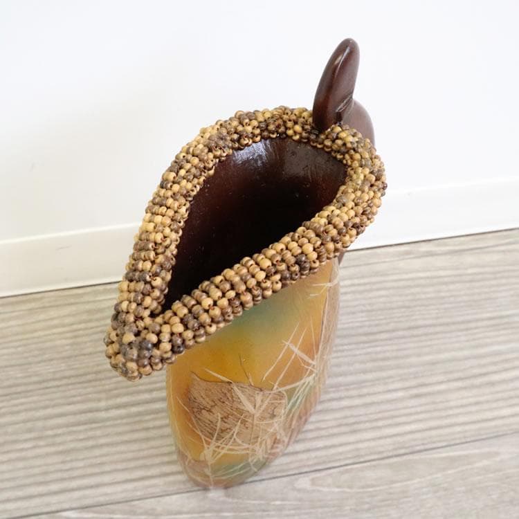 デザインフラワーベース 花瓶 置物 H25