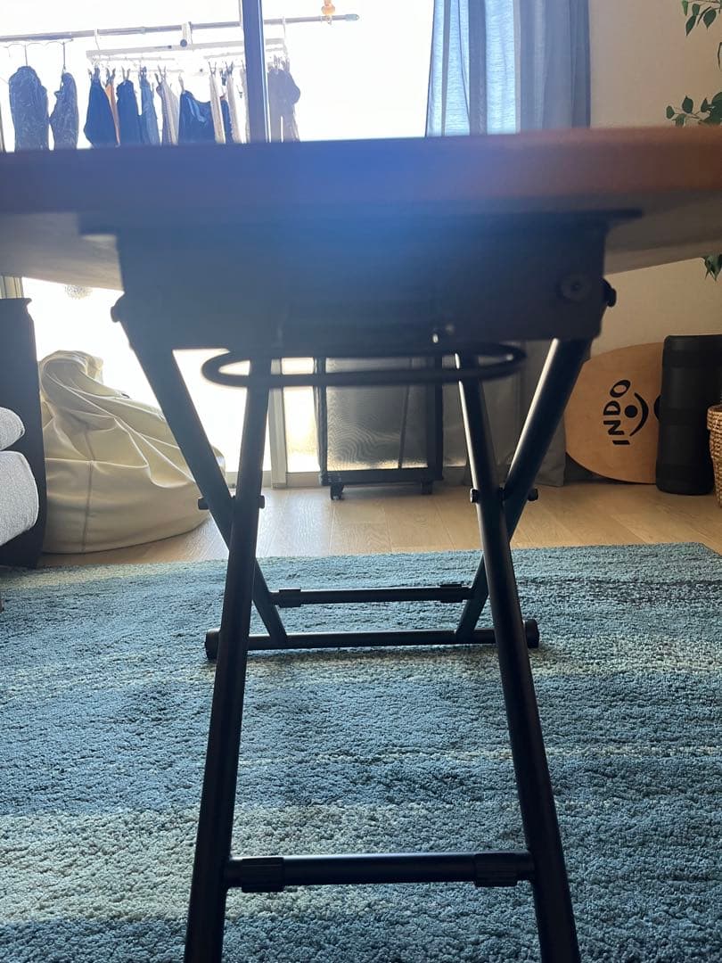 リフティングテーブル ロジカ RLT-4516 (ナチュラル)昇降テーブル